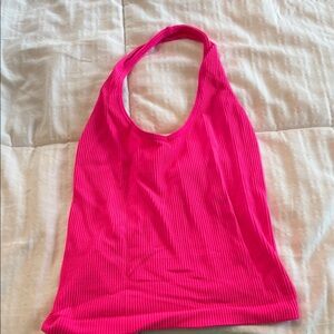 Vibrant Pink Halter Top